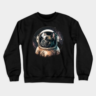 French Bulldog Astronaut Crewneck Sweatshirt